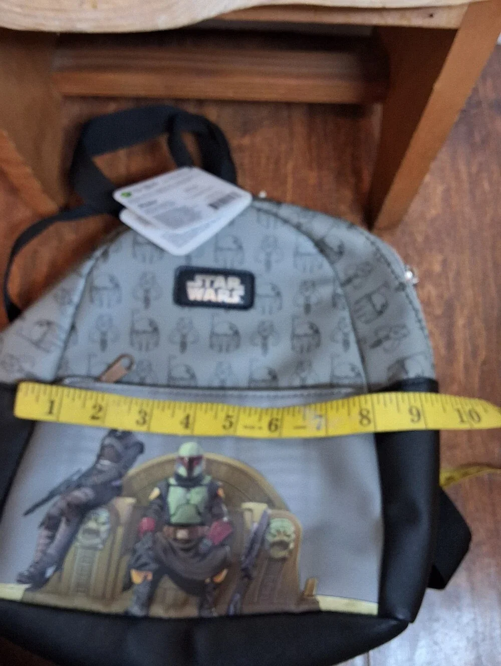 Star Wars Boba Fett & Fennec Shand Mini Backpack | Faux Leather Mandalorian Bag